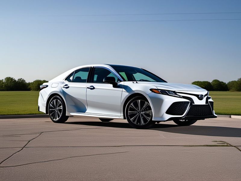 2021 Toyota Camry windshield chip repair — after auto glass service