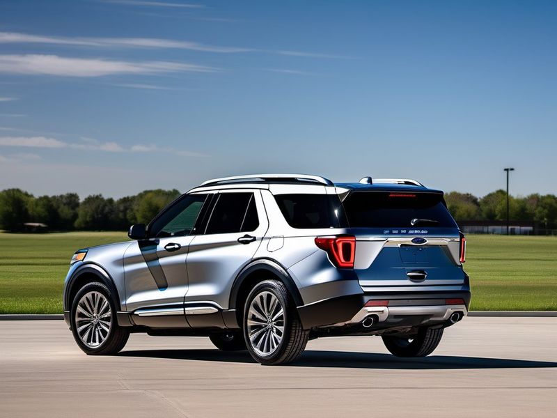 2021 Ford Explorer rear window replacement — after auto glass service