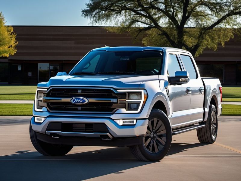 2022 Ford F-150 windshield replacement — after auto glass service