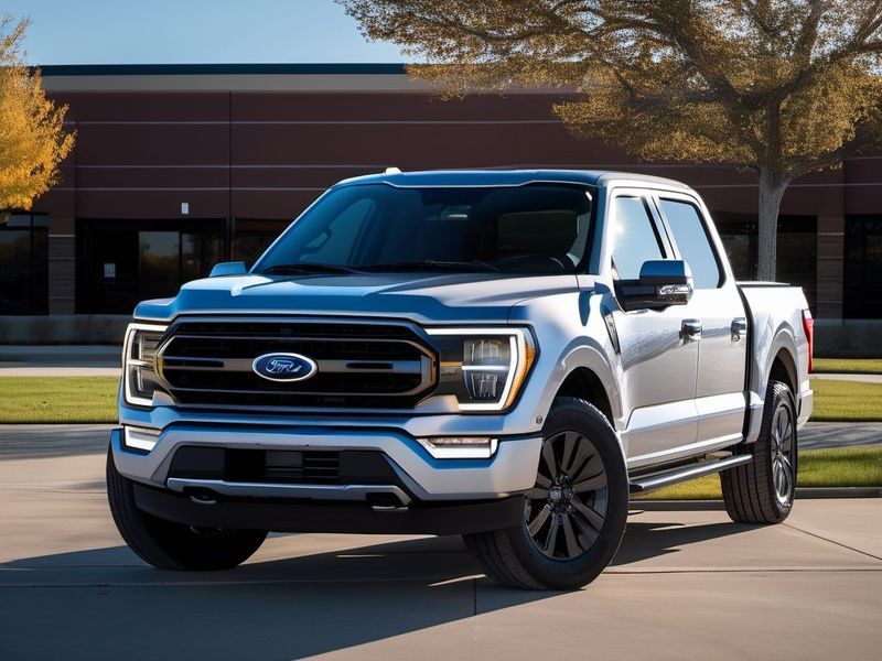 2022 Ford F-150 windshield replacement — before auto glass service