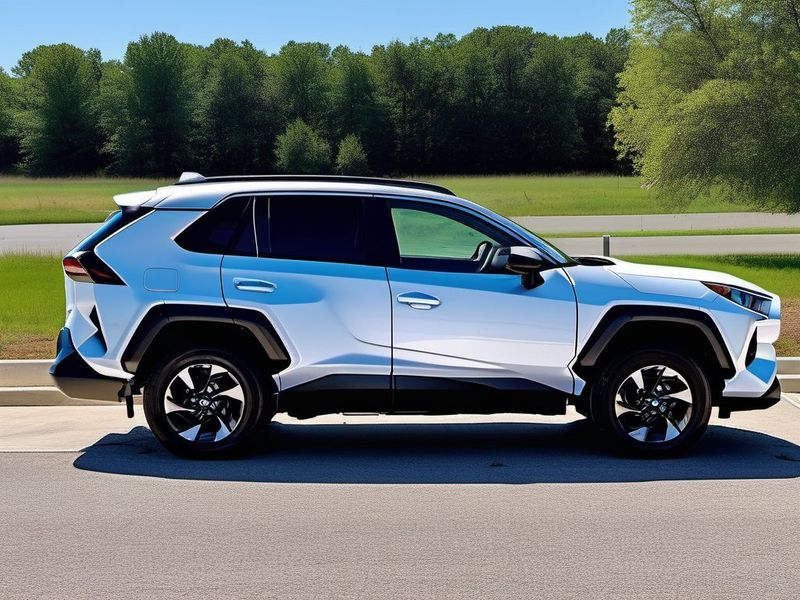2022 Toyota RAV4 side window replacement — before auto glass service